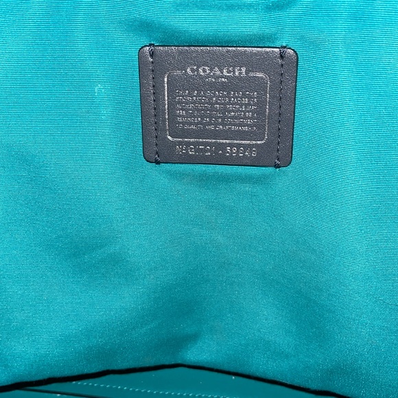 Coach 58849 Pebble Leather Market Tote - Picture 9 of 17